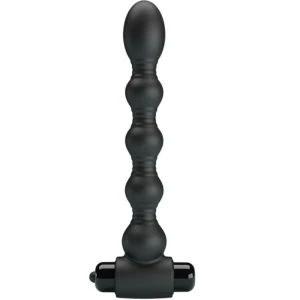 PRETTY LOVE - LYNN SILICONE ANAL PLUG 10 VIBRAÃÃES PRETO